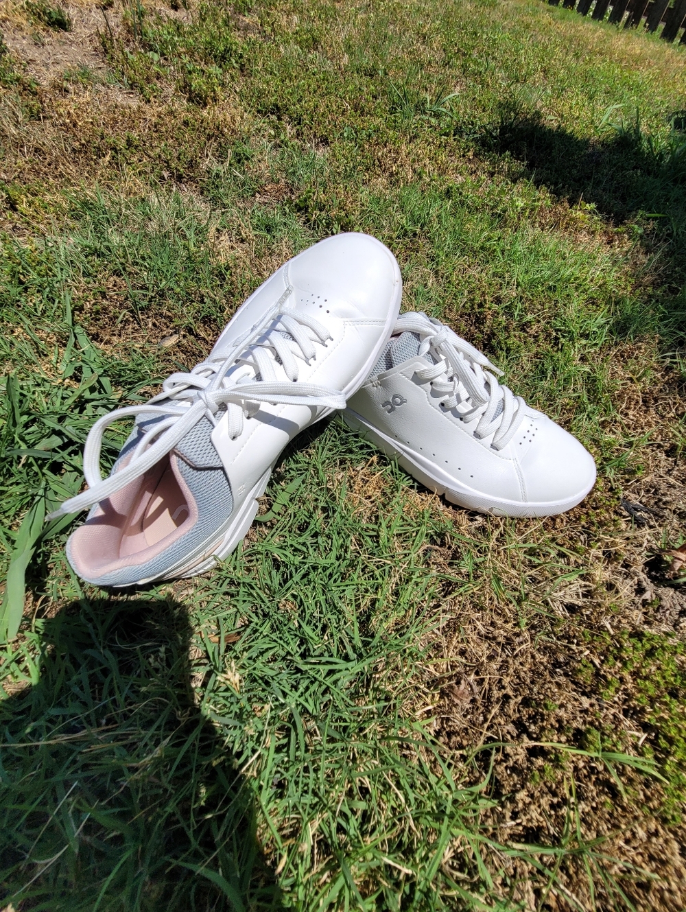 White Women's Lace-Up Casual Sneakers - Comfort Fit